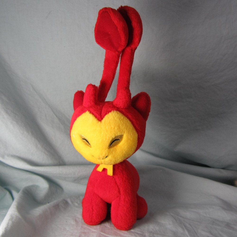 plush red 2002 Neopets Halloween Aisha alien RARE stuffed animal (W2162)